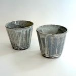 "Kohiki" Cups - Fluted - Dark • May25 • TH1005
