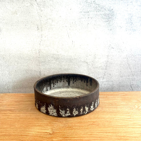 "SOH" Fruit / Salad Bowl - Bronze Drip • Jun25