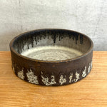 "SOH" Fruit / Salad Bowl - Bronze Drip • Jun25