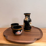 Sake Set - Tokkuri and 2 Guinome