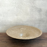 Flower Bowl - Carvedl - Brown Speckle - Matte