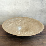 Flower Bowl - Carvedl - Brown Speckle - Matte