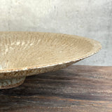 Flower Bowl - Carvedl - Brown Speckle - Matte