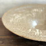 Flower Bowl - Carvedl - Brown Speckle - Matte