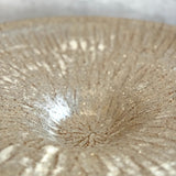 Flower Bowl - Carvedl - Brown Speckle - Matte