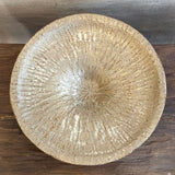Flower Bowl - Carvedl - Brown Speckle - Matte