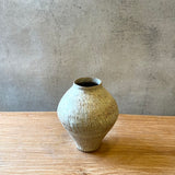 Amphora Vase - Carved - White Matte