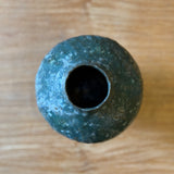Amphora Vase - Carved - Green Gloss