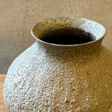 Amphora Vase - Carved - Putty Matte