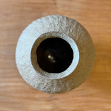 Amphora Vase - Carved - Putty Matte