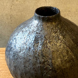Amphora Vase - Carved - Dark Bronze Matte