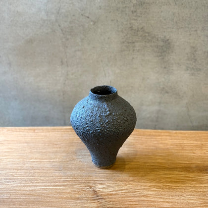Amphora Vase - Bubble Glaze - Blue