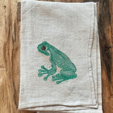 Linen Napkins - Embroidered - Australian Flora & Fauna