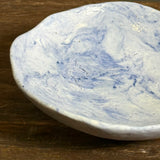 Shallow Dish - Marbled Porcelain - Small