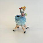 "Dancing Lychee" Vase #01 - Blue