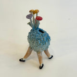 "Dancing Lychee" Vase #01 - Blue