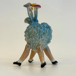 "Dancing Lychee" Vase #01 - Blue