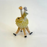 "Dancing Lychee" Vase #02 - Yellow