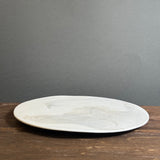 Flat Plate - Marbled Porcelain - Medium