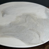 Flat Plate - Marbled Porcelain - Medium