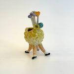 "Dancing Lychee" Vase #04 - Yellow