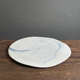 Flat Plate - Marbled Porcelain - Medium