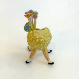 "Dancing Lychee" Vase #04 - Yellow