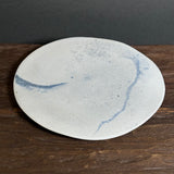 Flat Plate - Marbled Porcelain - Medium
