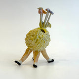 "Dancing Lychee" Vase #04 - Yellow