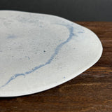 Flat Plate - Marbled Porcelain - Medium