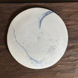 Flat Plate - Marbled Porcelain - Medium