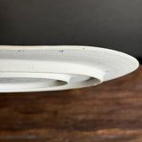 Flat Plate - Marbled Porcelain - Medium