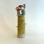 "Corn" Vase #01 - Yellow - Small