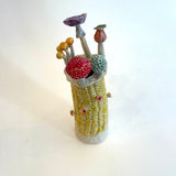 "Corn" Vase #01 - Yellow - Small