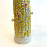 "Corn" Vase #01 - Yellow - Small