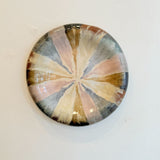 "Dimple" Wall Hanging/Platter in Toga Splash - Pastel