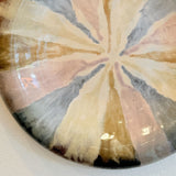 "Dimple" Wall Hanging/Platter in Toga Splash - Pastel