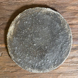 Flat Plate - Black-Fired Wild Porcelain - Medium
