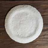 Flat Plate - Black-Fired Wild Porcelain - Medium