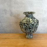 Vase - Urn-Shaped - Key Motif - Green Speckle - Medium • Jun25