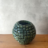 "Loop de Loop" Vase in Olive Green - Large