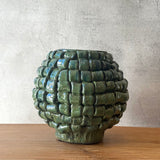 "Loop de Loop" Vase in Olive Green - Large