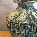 Vase - Urn-Shaped - Key Motif - Green Speckle - Medium • Jun25