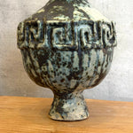 Vase - Urn-Shaped - Key Motif - Green Speckle - Medium • Jun25