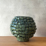 "Loop de Loop" Vase in Olive Green - Large
