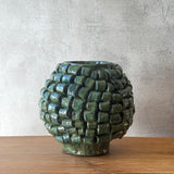 "Loop de Loop" Vase in Olive Green - Large