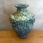 Vase - Urn-Shaped - Key Motif - Green Speckle - Large • Jun25