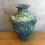 Vase - Urn-Shaped - Key Motif - Green Speckle - Large • Jun25