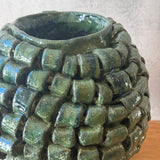 "Loop de Loop" Vase in Olive Green - Large