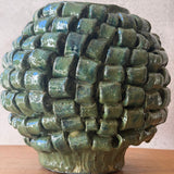 "Loop de Loop" Vase in Olive Green - Large